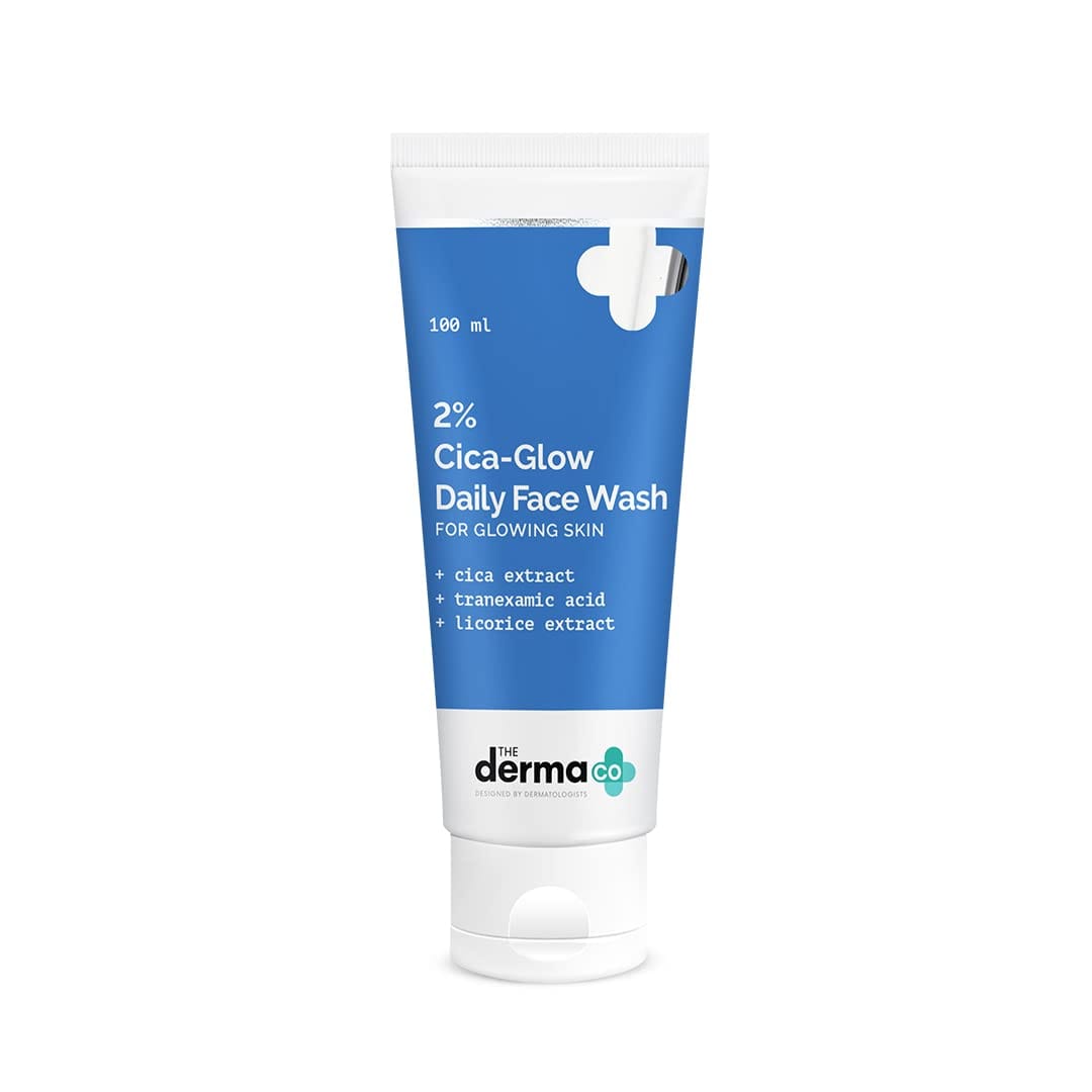 The Derma Co 2% Cica-Glow Daily Face Wash | 100ml