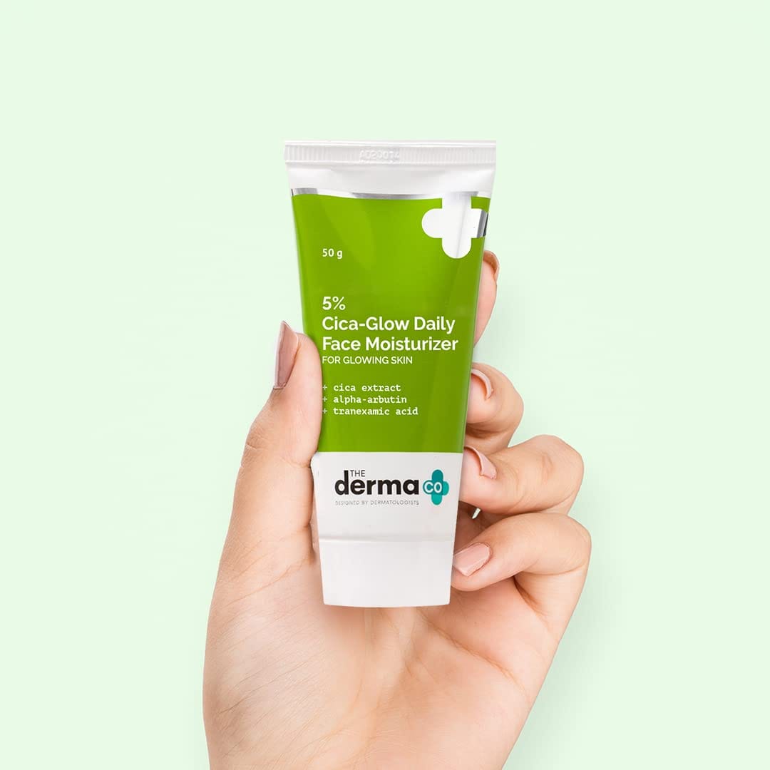 The Derma Co. 5% Cica-Glow Daily Face Moisturizer | 50ml