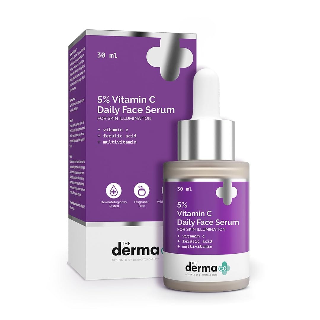 The Derma Co. 5% Vitamin C Daily Face Serum | 30ml