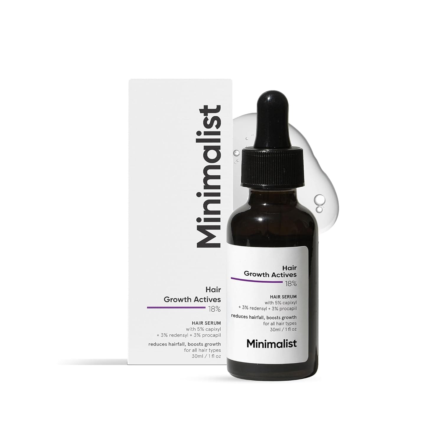 Minimalist Hair Growth Actives 18% Hair Serum | 30ml