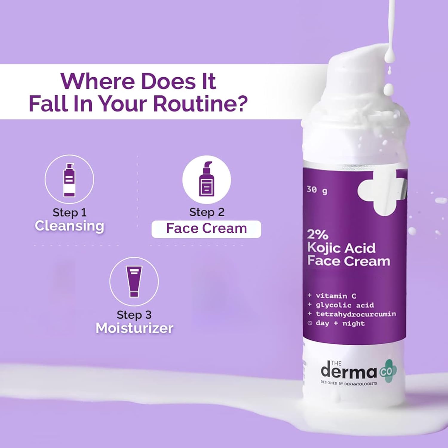 The Derma Co. 2% Kojic Acid Cream | 30gm