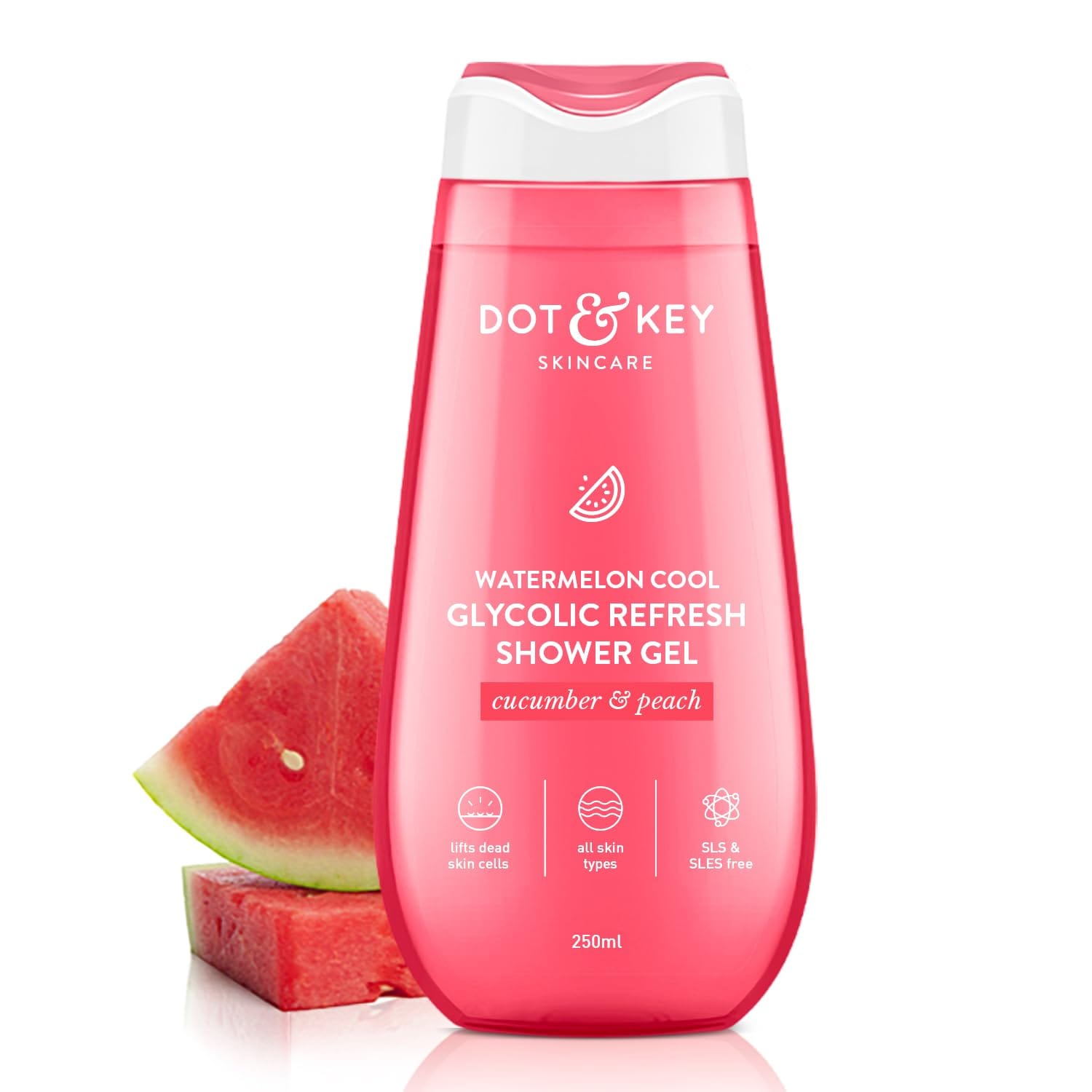 Dot & Key Watermelon + Glycolic Cooling Shower Gel | 250ml
