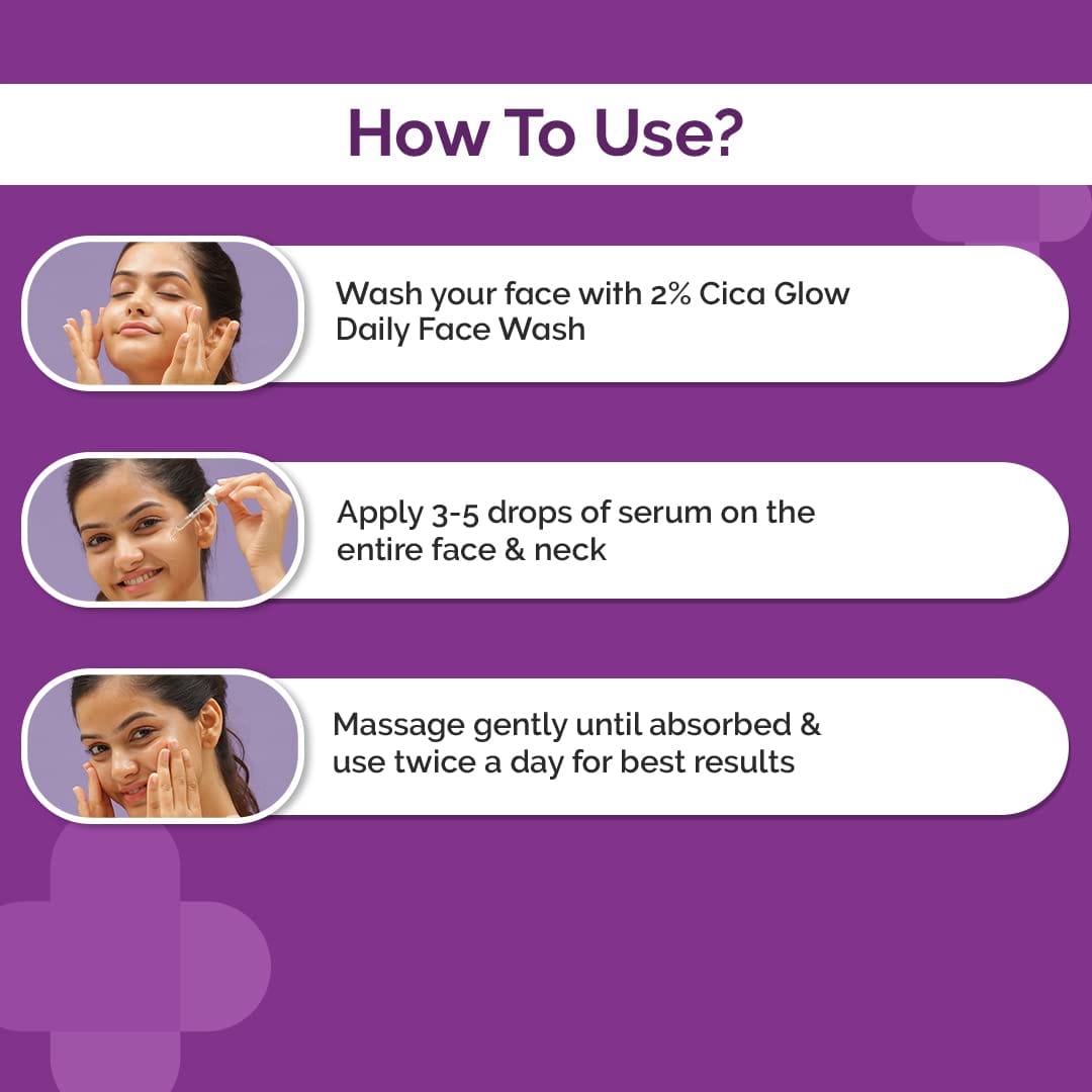 The derma co 10% Cica-Glow Face Serum | 30ml