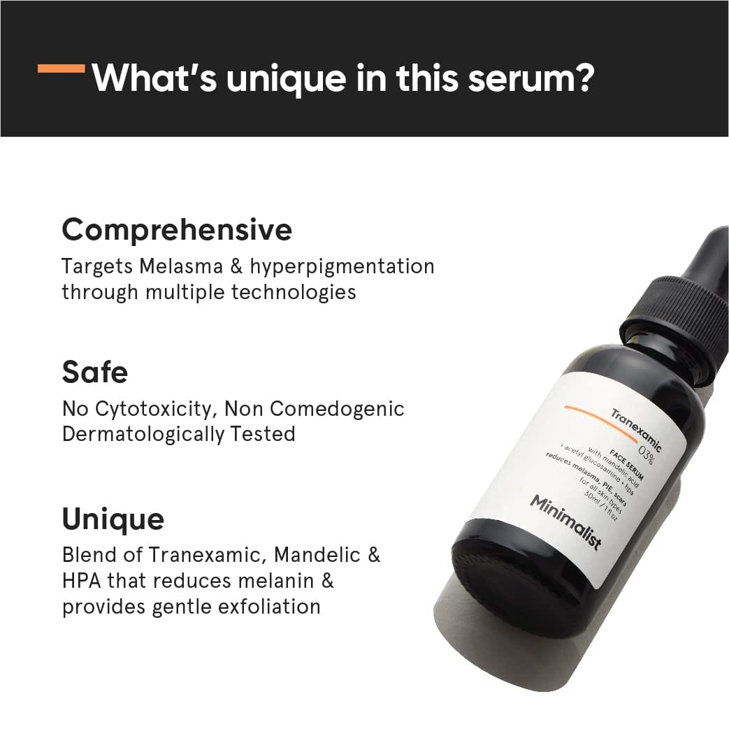 Minimalist Tranexamic 3% Face Serum | 30ml