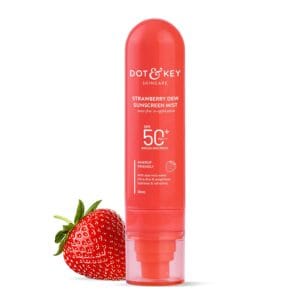 Dot & Key Strawberry Sunscreen Face Mist In-Vivo Tested SPF 50+ PA+++ | 80ml