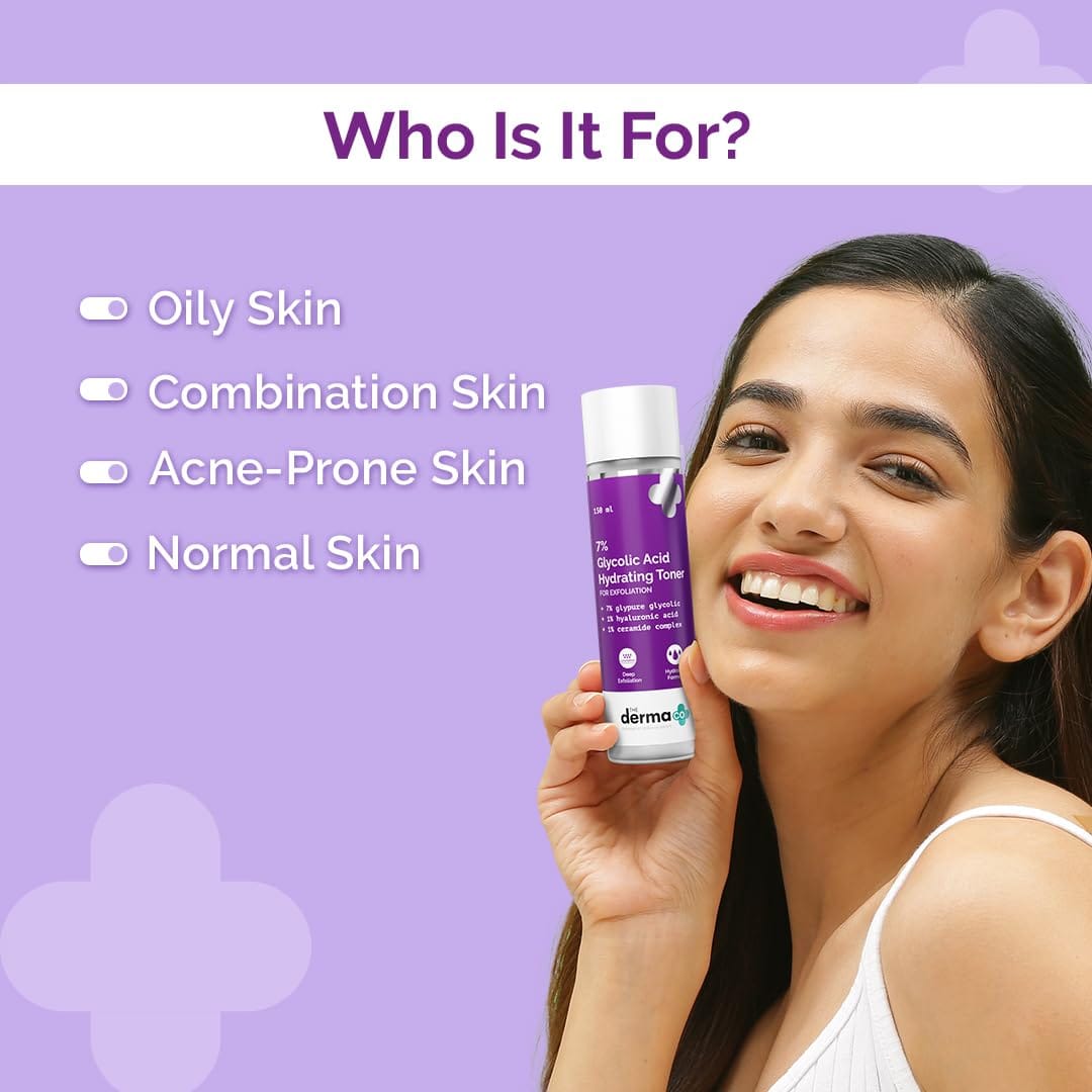 The Derma Co. 7% Glycolic Acid Hydrating Toner | 150ml