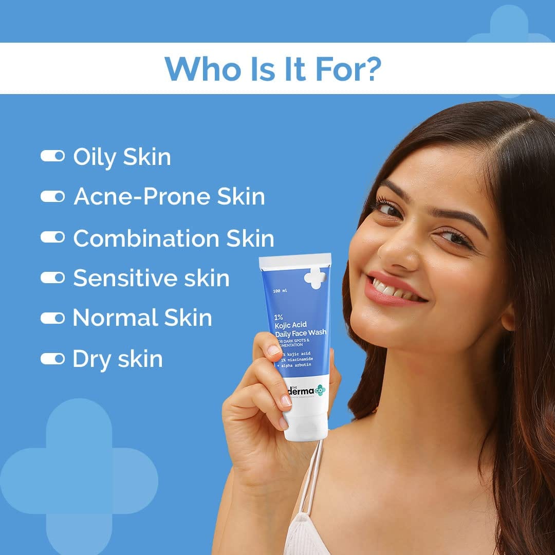 The Derma Co. 1% Kojic Acid Daily Face Wash | 100ml