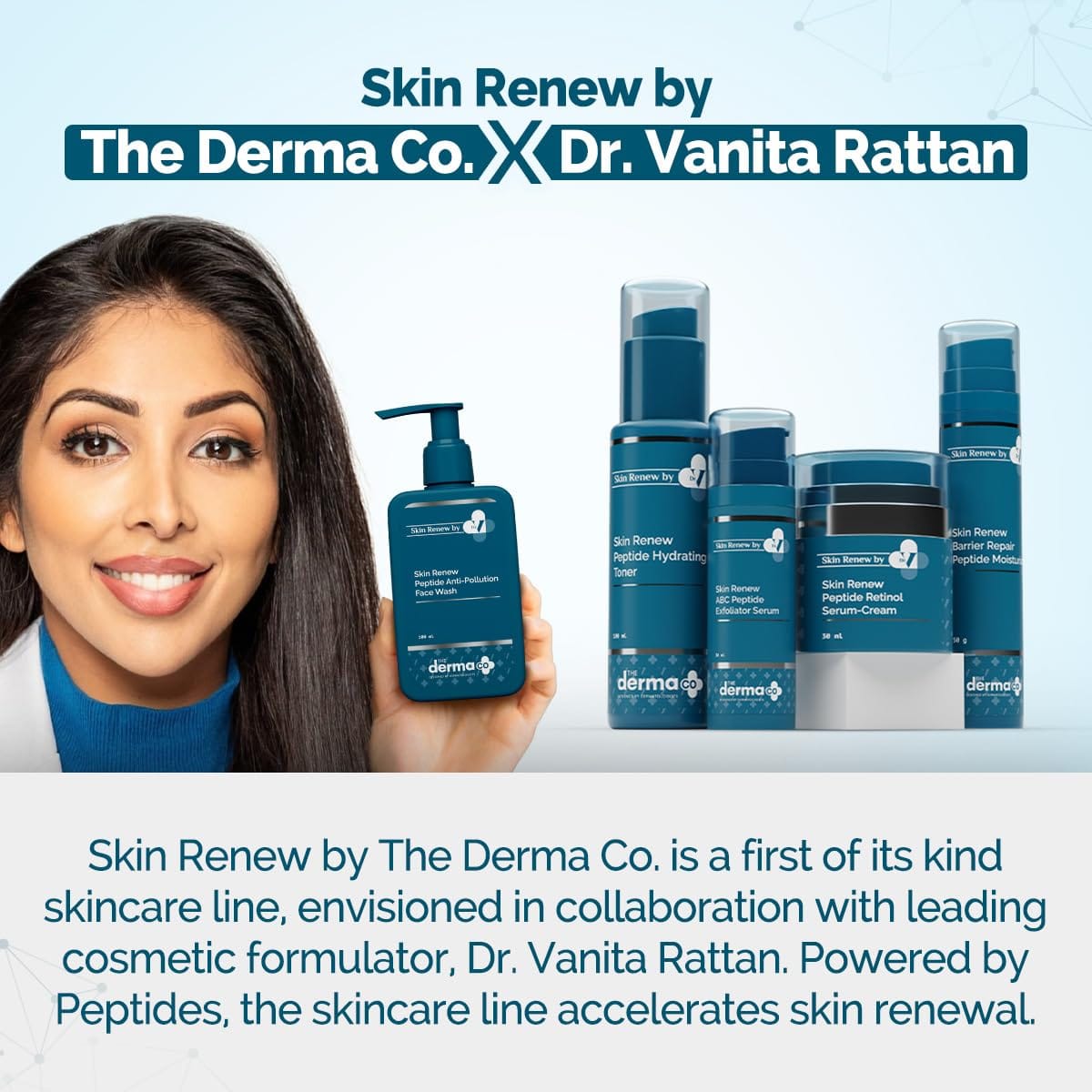 The Derma Co. Skin Renew Peptide Anti-Pollution Face Wash | 100ml