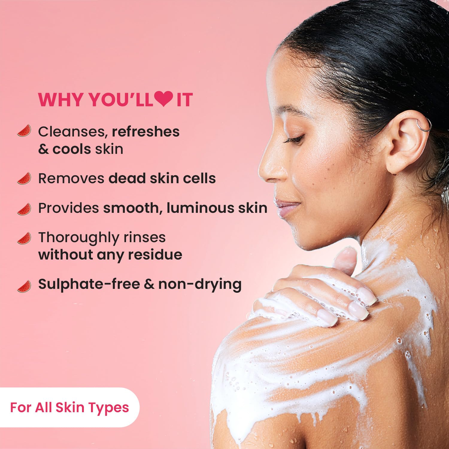 Dot & Key Watermelon + Glycolic Cooling Shower Gel | 250ml