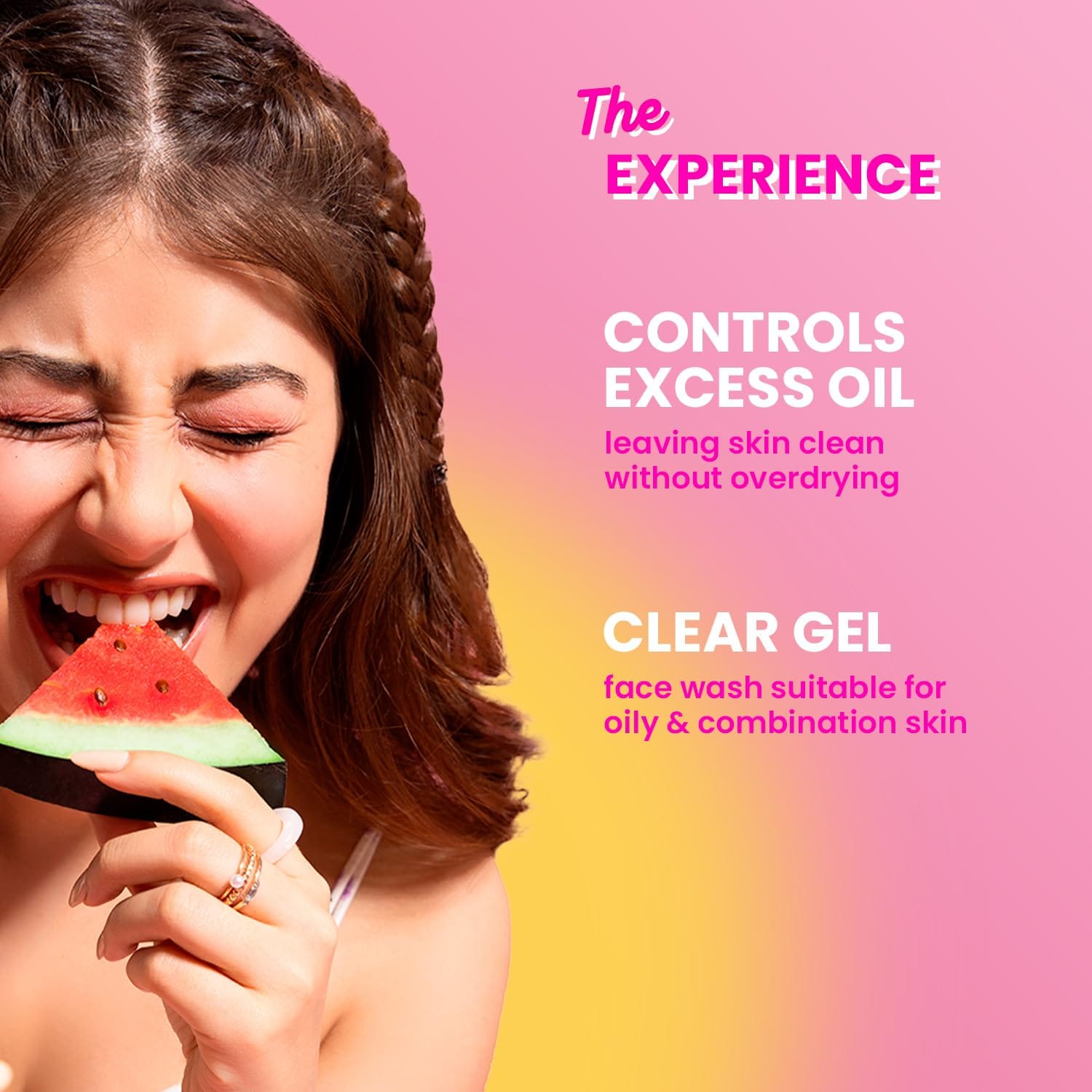 DOT & KEY Watermelon Super Glow Gel Face Wash With Vitamin C & Cucumber | 100ml