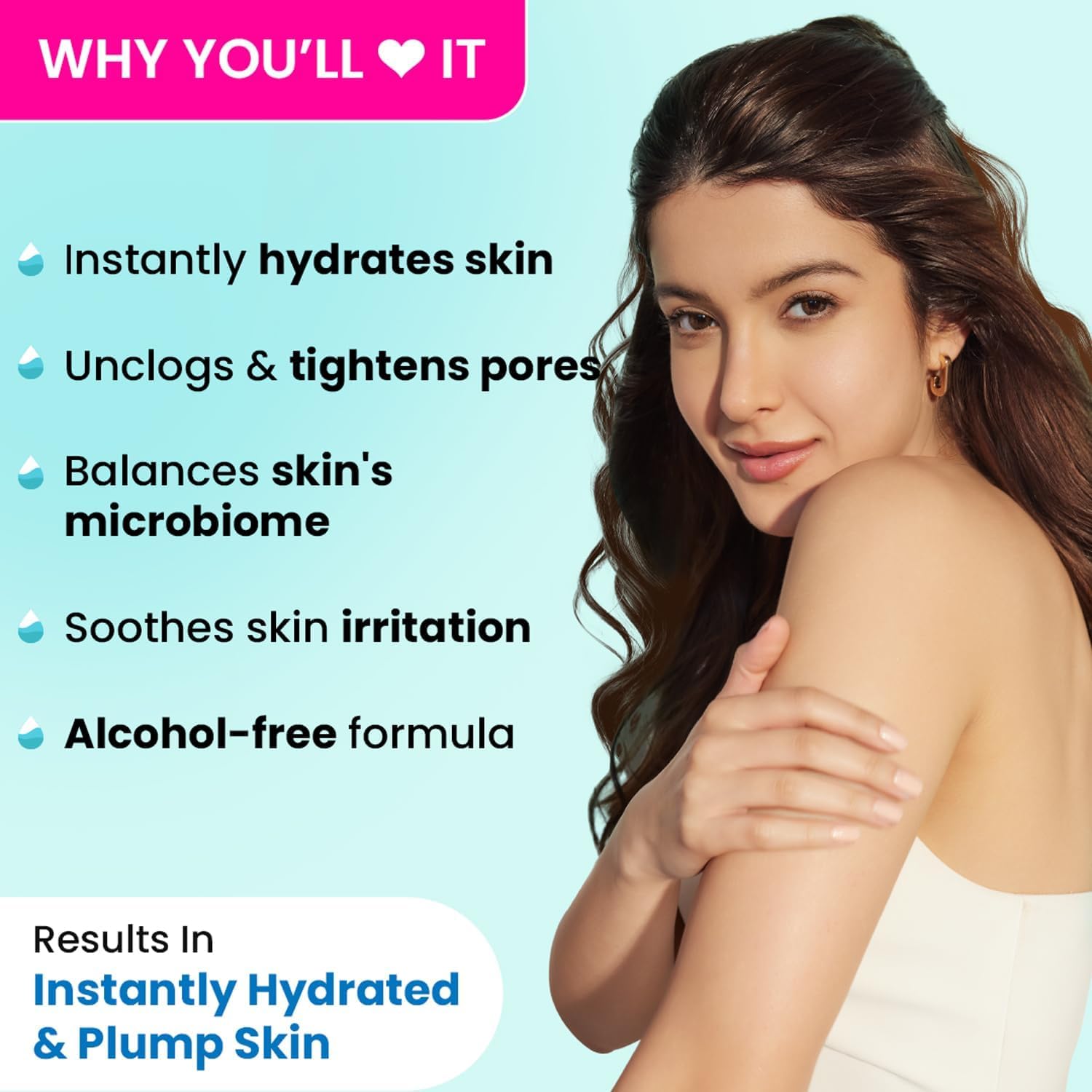 Dot & Key Japanese Rice Water Toner with Hyaluronic Acid | 150ml