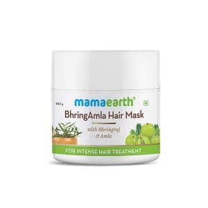 Mamaearth Bhringamla Hair Mask With Bhringraj And Amla For Intense For All Types Hair Treatment | 200 G