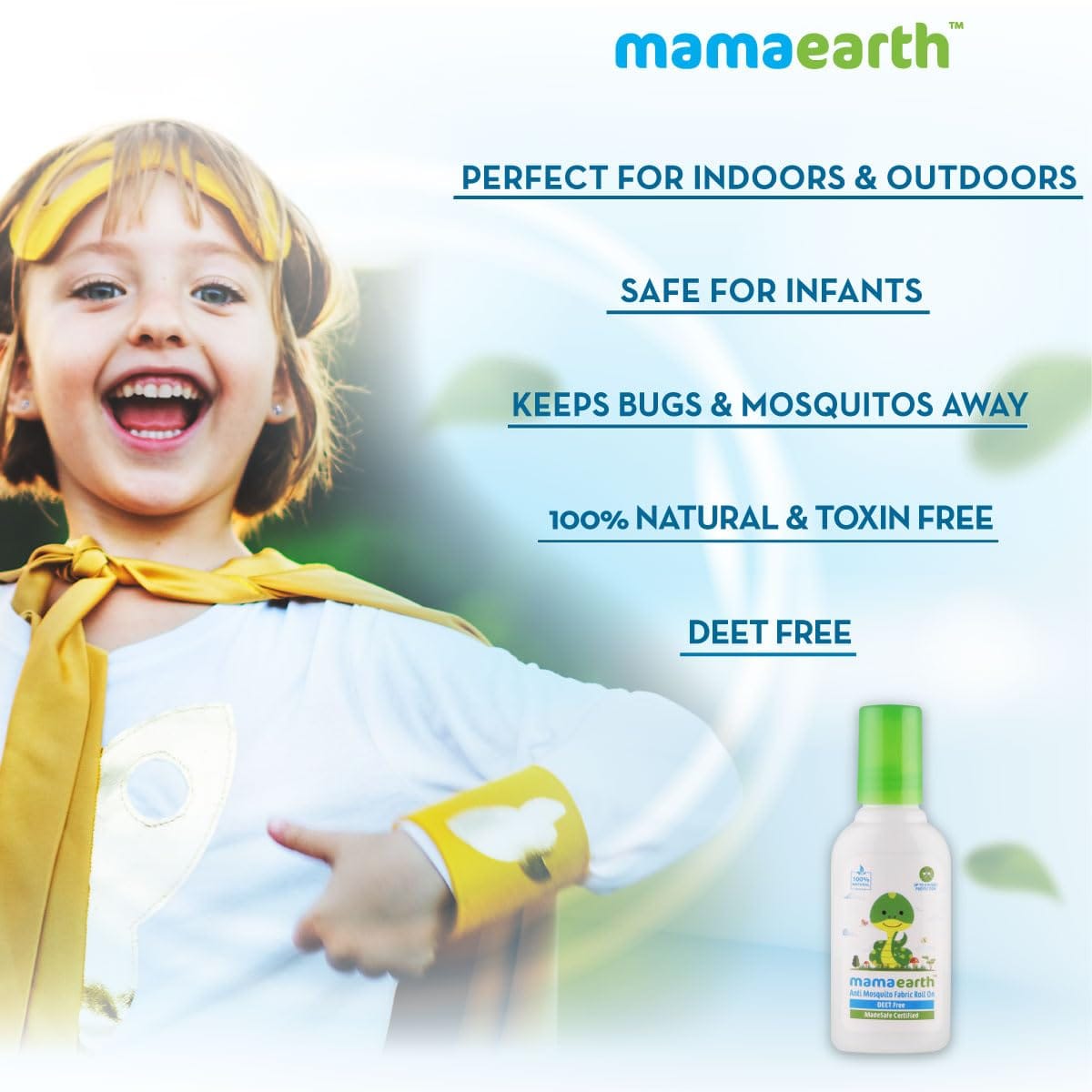 Mamaearth Anti Mosquito Fabric Roll On | 8ml
