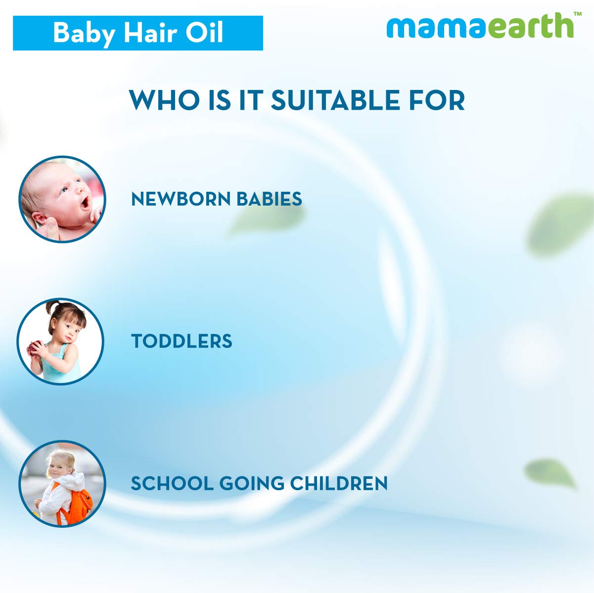 Mamaearth Nourishing Baby Hair Oil, with Almond & Avocado Oil | 200ml