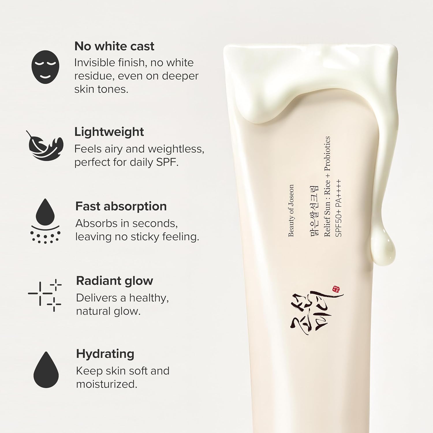 Beauty Of Joseon Relief Sun With Rice + Probiotics SPF 50 PA ++++ | 50ml