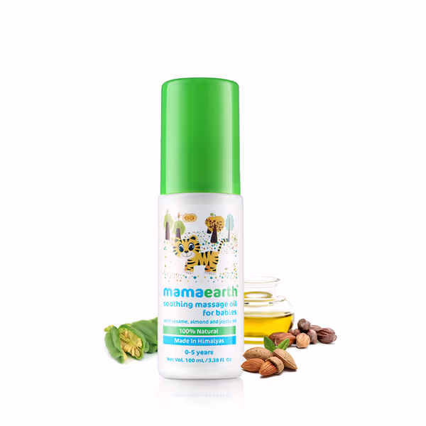 Mamaearth Soothing Massage Oil for Babies | 100ml